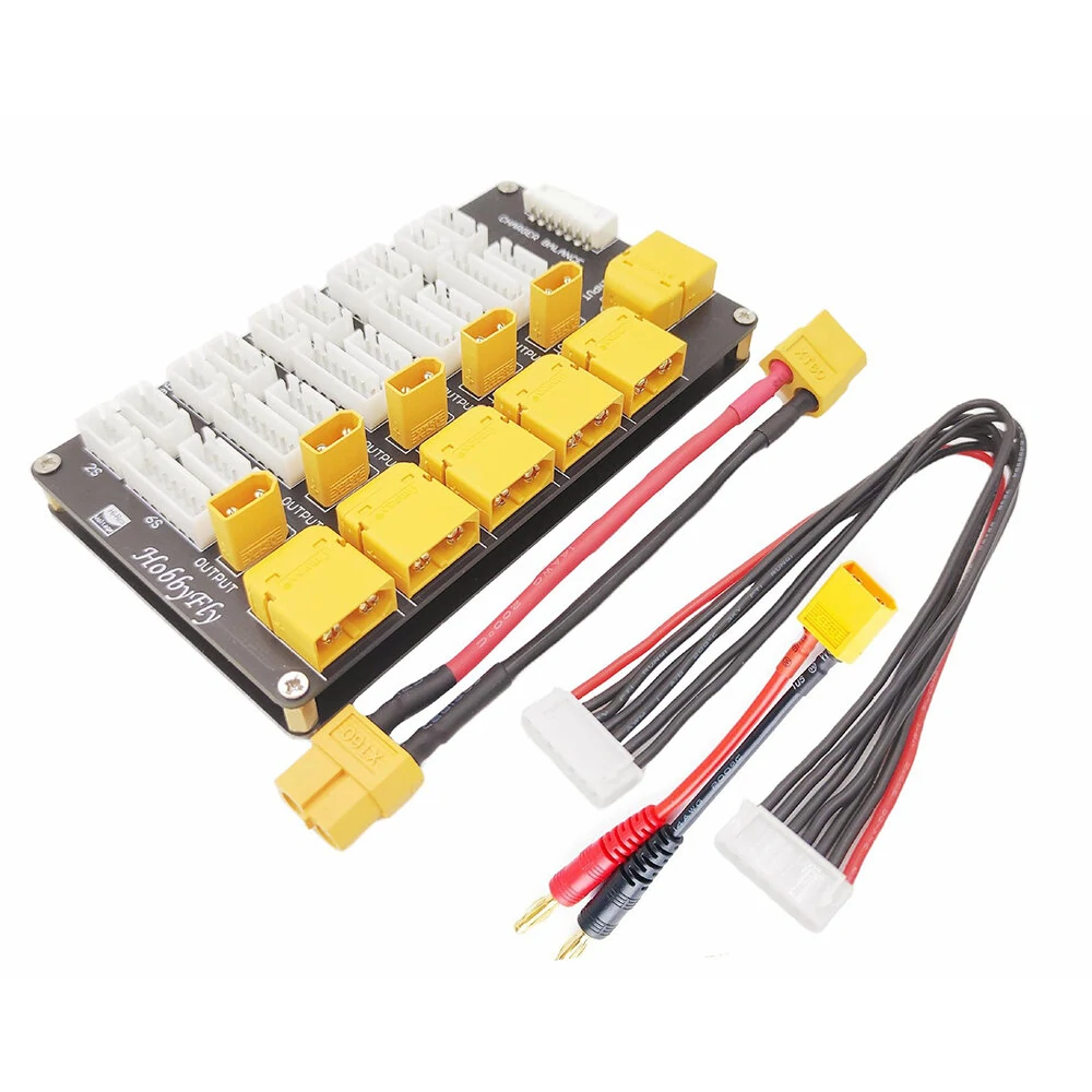Drone Battery 6S - T60 XT30 Lipo バッテリー平行充電ボード 2in1 サポート