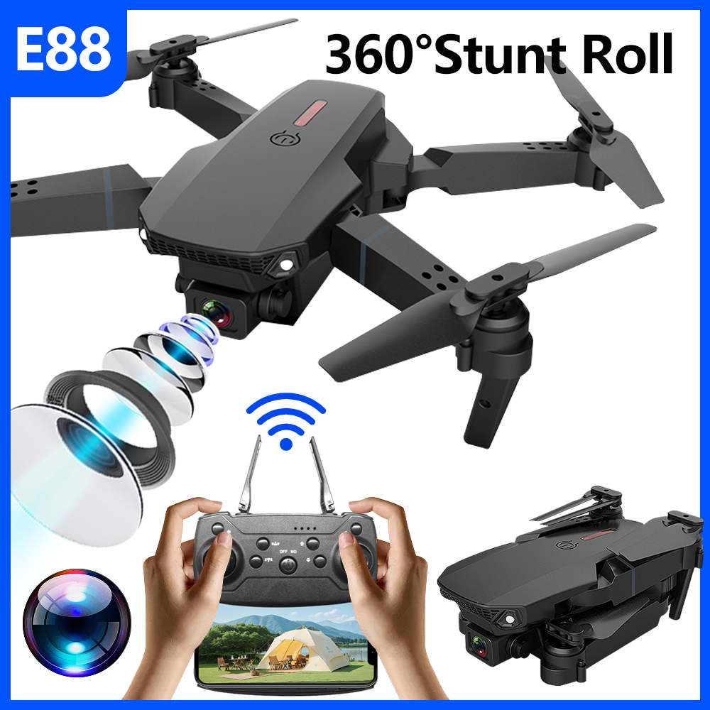Eachine Drone E58 - E88 ミニドローン UAV 360 度回転折りたたみ WiFi