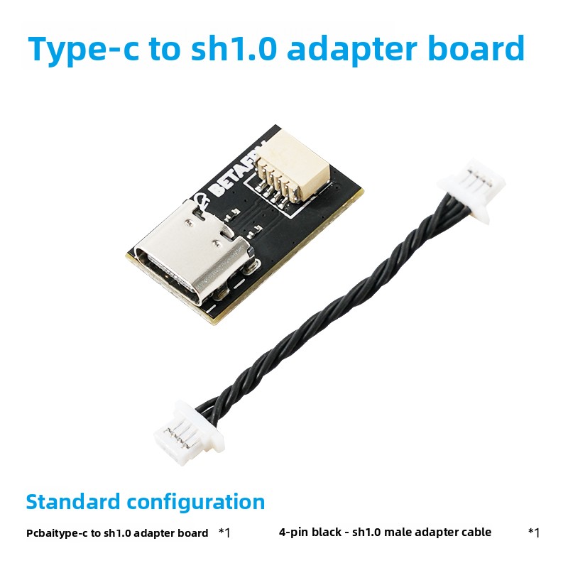 Drone Battery Plate - BETAFPV Type-C to SH1.0アダプターボード、FPVドローンチューニングボード、チューニングケーブルアクセサリー