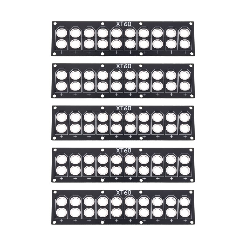 Drone Battery Plate - B44C XT60用 5個入り 10ポートPCB溶接ボード パラレル充電プレート 分配ボード