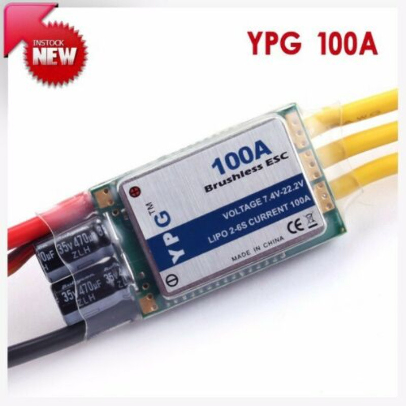 Drone Battery 6S - ヘリコプターと飛行機用のブラシレススピードコントローラー,rc 550/600,ypg 100a esc 2〜6s sbec