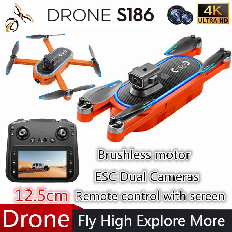 2025 S186 ドローン プロ仕様 4K HD デュアル - Drone Battery Box のレビューと価格