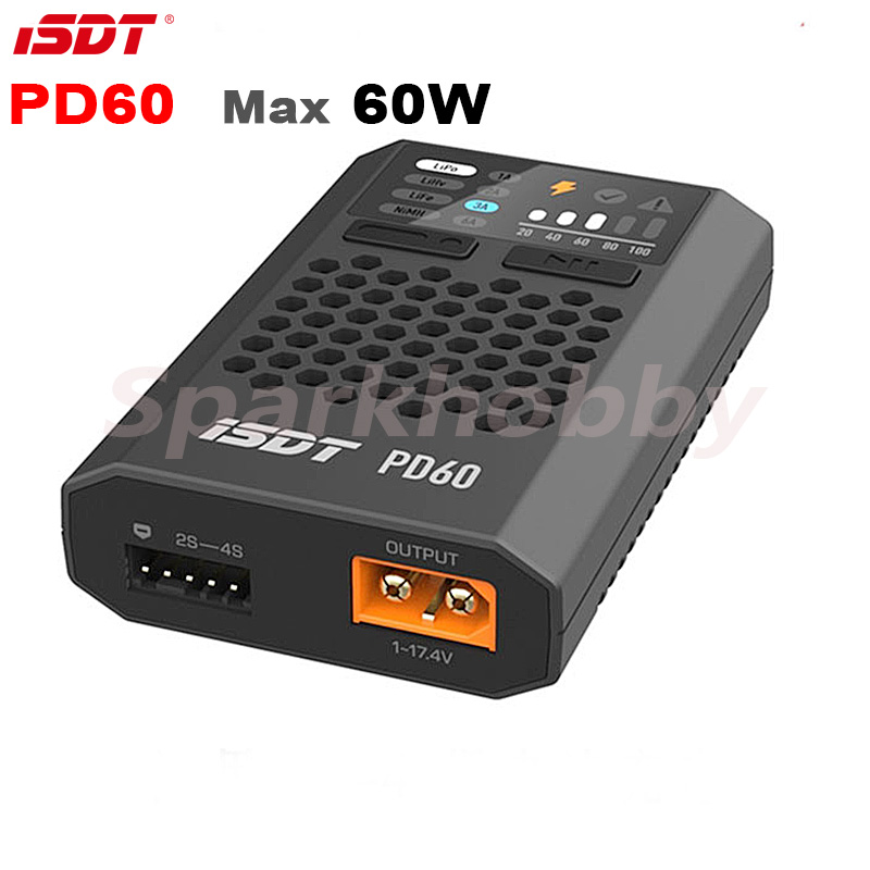Isdt PD60S 60ワット6Aクイックスマート充電器リ - Drone Battery Smart のレビューと価格