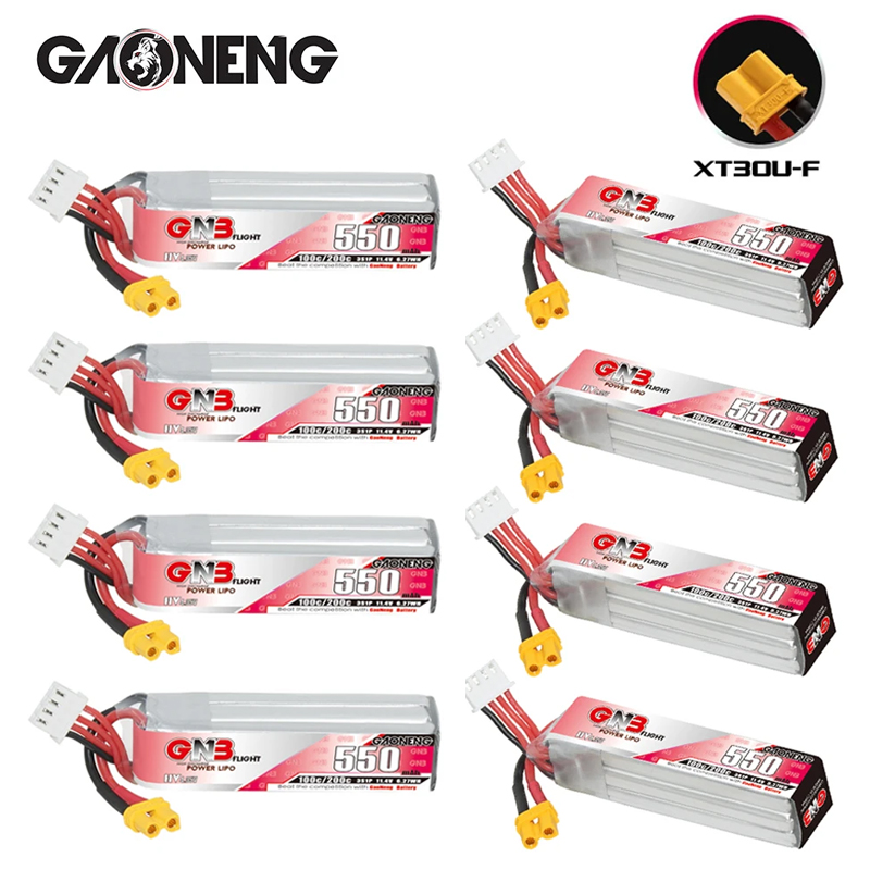 GNB HV 11.4V 550mAh 100C/200C  - Drone Battery Plate のレビューと価格