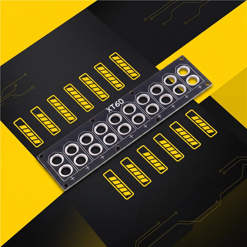ABNR XT60用パラレル充電プレート 5個入り 10ポー - Drone Battery Plate のレビューと価格