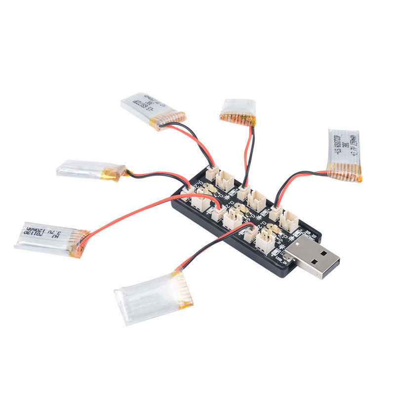 RCドローン用USBバッテリー充電器アダプター,6ch,1s - Drone Battery Plate のレビューと価格