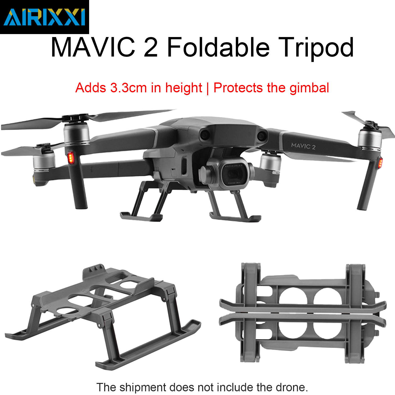 Airixxi Dji Mavic 2 Pro Zoom 折 - Drone Battery Smart のレビューと価格