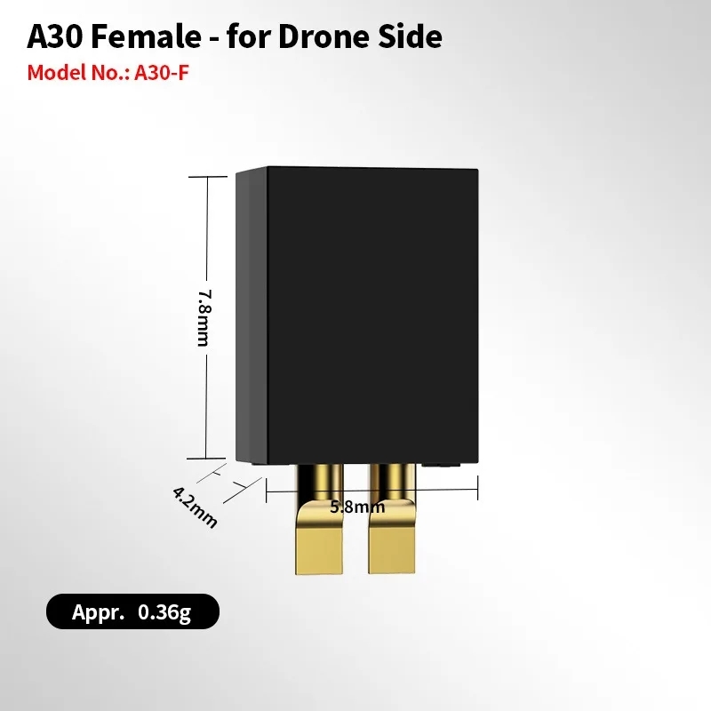 5 個 GAONENG A30/BT2.0 メスオスコネクタ - Drone Battery Plate のレビューと価格