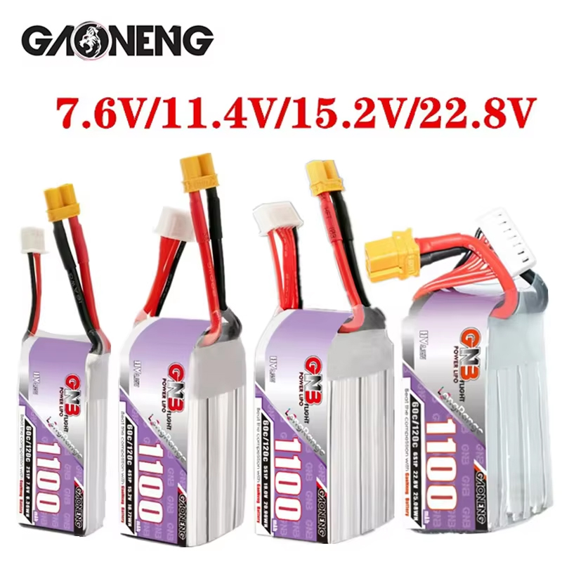 GNB 1100mAh 2S 3S 4S 6S 60C/12 - Drone Battery 4S のレビューと価格
