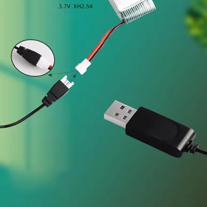 3.7VリチウムポリマーバッテリーUSB充電器、RCドローン - Drone Battery Charger のレビューと価格